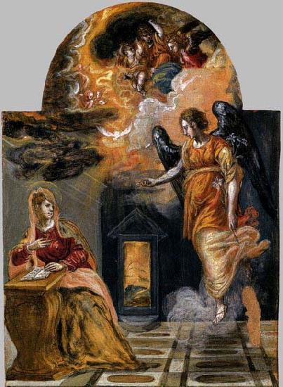 GRECO, El Annunciation oil painting picture